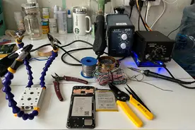 废物利用~旧手机改装双电池图片