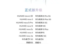 华为手机系统升级HarmonyOS3（Mate、P系列、荣耀、畅享、Nova）图片