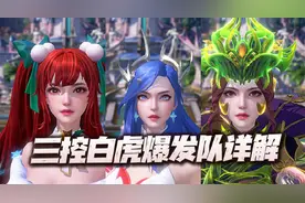 魂师对决：三控白虎爆发队操作详解！对比双控小白到底有多少提升图片