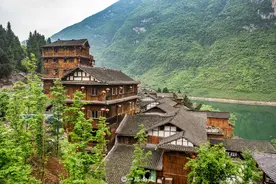 重庆和贵州交界处有座龚滩古镇，历史超过一千年，游客暂时不多图片