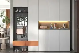 入户鞋柜这样设计，进门就有惊喜（十六款高颜值鞋柜推荐）图片