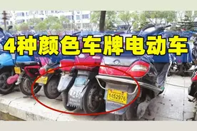才知道，电动车绿牌、蓝牌、黄牌、白牌代表什么意思？上牌收费吗图片