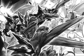 一拳超人重制版207话：秃子VS饿狼图片