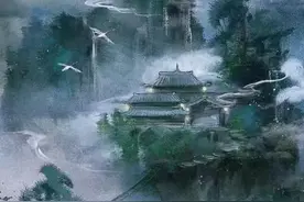 梦爬树山图片