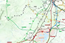 北京市规划中经房山区至河北省涞水、徐水县至唐县的铁路线路走向图片