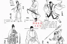 《济公续集》连环画，徐有武人物绣像作品图片
