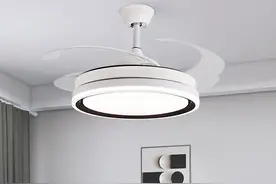 餐厅风扇灯，美貌与实用并存图片