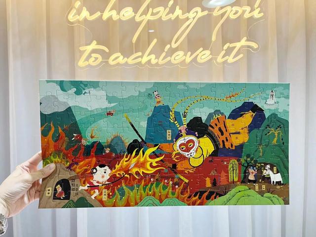 这个西游记题材的拼图我可太爱了