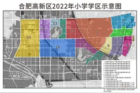 合肥市中小学学区划分公布 高新区2022年公办小学学区范围图片