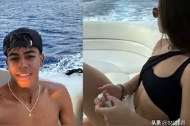 有钱真好!17岁亚马尔携漂亮白人女友希腊度假,中介陪他俩挑选别墅图片