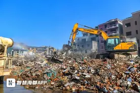 福州晋安东部最后一片大型城中村拆除图片