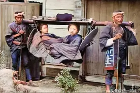 老照片：19世纪出行的日本女人，被德国人迫害的犹太妇女图片