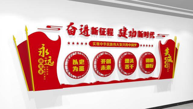 【党建标语】2022最新党建标语文化墙设计