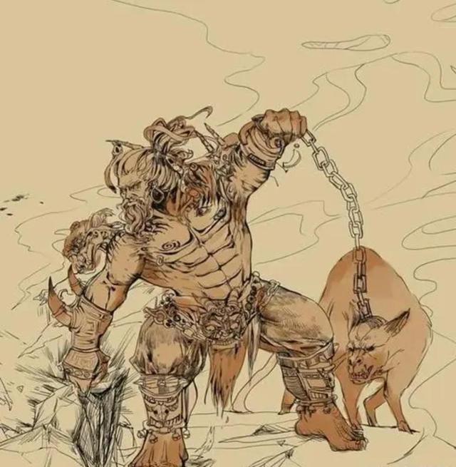 中国神话中的战神,原为炎帝臣属,炎帝被黄帝击败后,蚩尤率八十一个