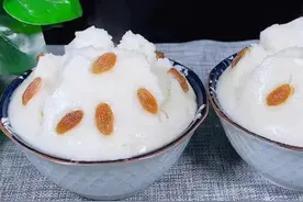 家里有大米就能做大米发糕，掌握这3点，不塌陷不粘牙，绵软香甜图片