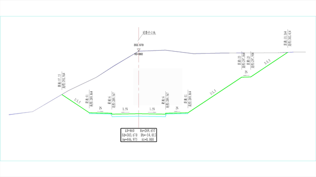 道路横断面图字母是什么意思（道路工程横断面图的规范绘制参数计算与实践应用）