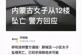 呼和浩特一女子跳楼，女儿冲出家门却被铁皮门拦住图片