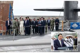 登上美军战略核潜舰 尹锡悦：让朝鲜核武梦碎图片
