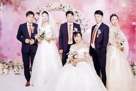 轰动一时的山东三胞胎：考出连号分上同所211，十年后同一天成婚图片