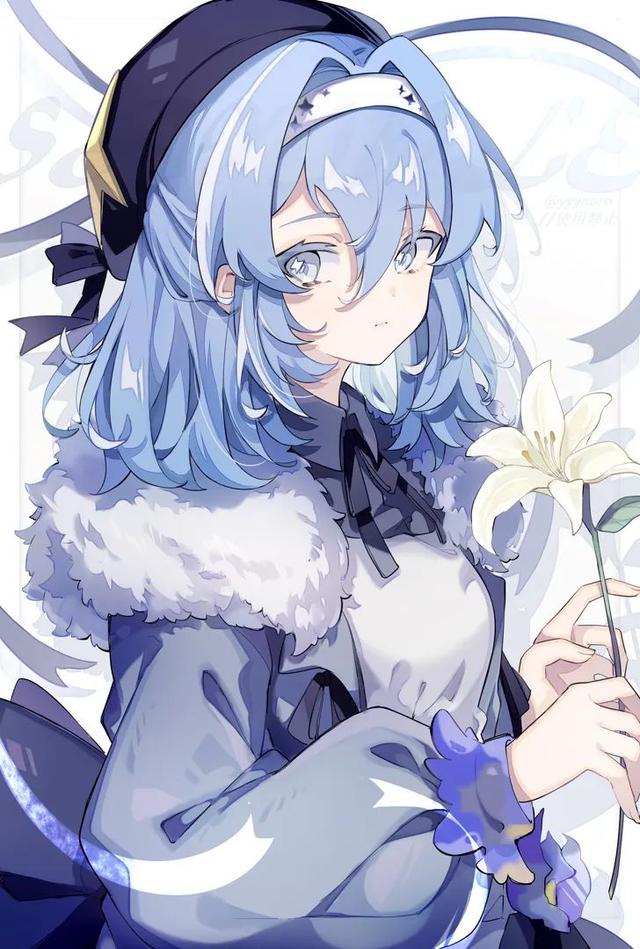 画师:yyynoro#插画##二次元#人物插画|画师yyynoro,大眼萌妹,文静甜美