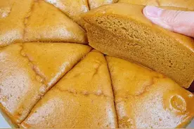 糯叽叽的广式马拉糕图片