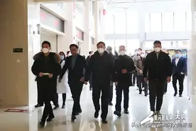 国家医保局检查组一行到国药同煤总医院验收医保信息平台上线工作图片