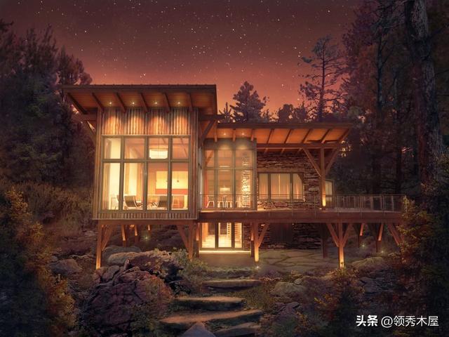 现代木屋攻略（现代木结构房屋中的4种常见元素怎么为自己建一个漂亮的木屋）