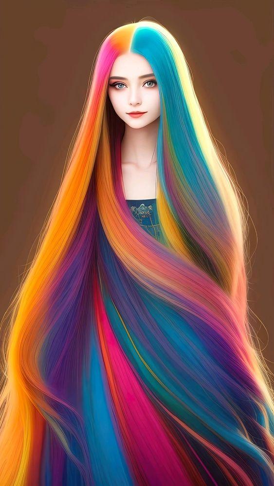 你会让ai给你设计发型吗?够不够梦幻!ai绘画