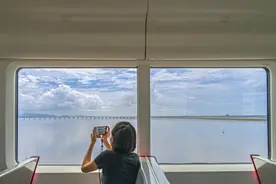 温州S2线隐藏美景走红，“海上列车”梦幻又治愈！图片