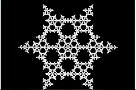 Scratch画分形几何图系列56：多方法画六角雪花分形图片
