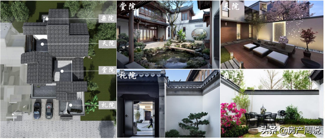 合院百变户型，现代多重院居