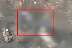 瓦格纳士兵被乌军贴脸开火，当场打成筛子，尸体碎一地图片