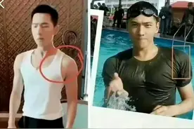 鞋垫肩垫屁垫都出来了，杨洋有没有一米七？图片