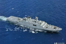 日媒称052D进菲律宾海？编队中出现071登陆舰，被形容为非常少见图片