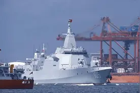 能与055大驱相比的，世界上只有7个型号，美媒认为我们排第二图片