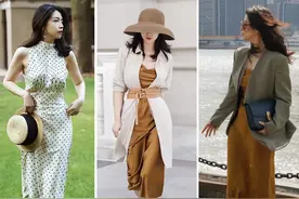 春天“连衣裙”的8组时髦搭配，这样穿超美！图片