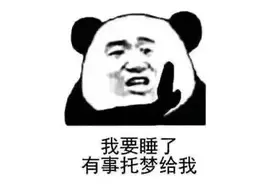 表情包：我要睡了，有事托梦给我图片