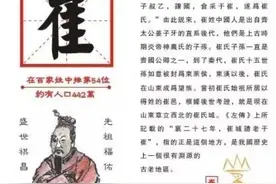崔姓24位状元37任宰相10任使相（与宰相并称）117任节度使图片