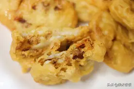 过年必备的炸藕夹，用这个方法做，外酥里嫩又多汁，凉了也好吃图片