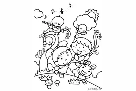 马克笔涂色素材大合集 可直接打印临摹使用图片