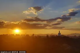 中秋假期时光 打卡夕阳下的京城美景图片
