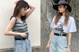 今夏火了一种风格，叫“穿花苞裤”，时髦显气质，适合腰粗的女人图片