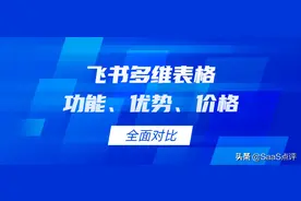 飞书多维表格、Notion、Airtable、Seatable对比怎么样哪个好？图片