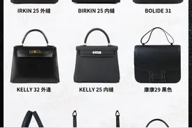 Hermes爱马仕黑色包包鉴赏图片