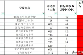 襄阳市2022年中考指标到校尘埃落定，统招志愿如何填报？图片