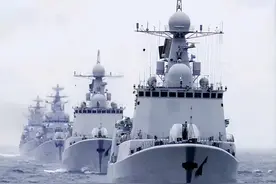 中美罕见同框军演，俄带军舰赶紧参加，三国海军主力舰队谁最强？图片