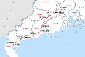 阳江建设两个高铁站，一起走进阳江图片