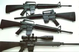 世界十大突击步枪之M16图片