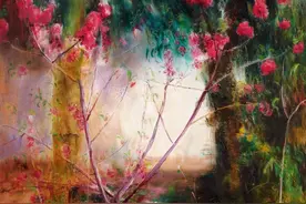 如何买到周春芽的精品？秋拍中的这幅《三月桃花开》值得重点关注图片