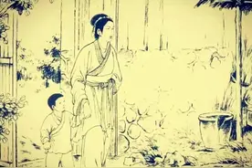 民间故事：丈夫夜归，听见娇妻房中有嬉笑声，他窗外偷看吓得腿软图片